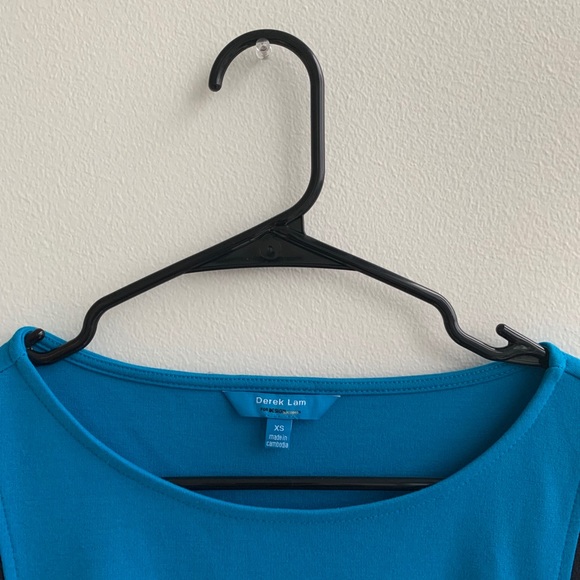 Derek Lam X Kohl’s Fitted Boatneck Dress Blue and Black  Size XS - Picture 4 of 6